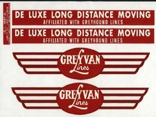 WYANDOTTE GREY VAN LINES DECAL SET