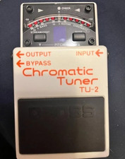 BOSS TU-2 Chromatic Tuner Guitar Pedal Used Working