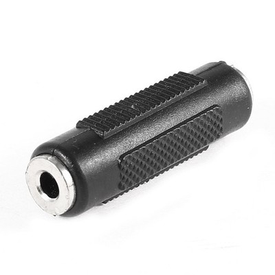 3.5mm Female to 3.5mm Female Jack F/F Audio Adapter Straight Connector