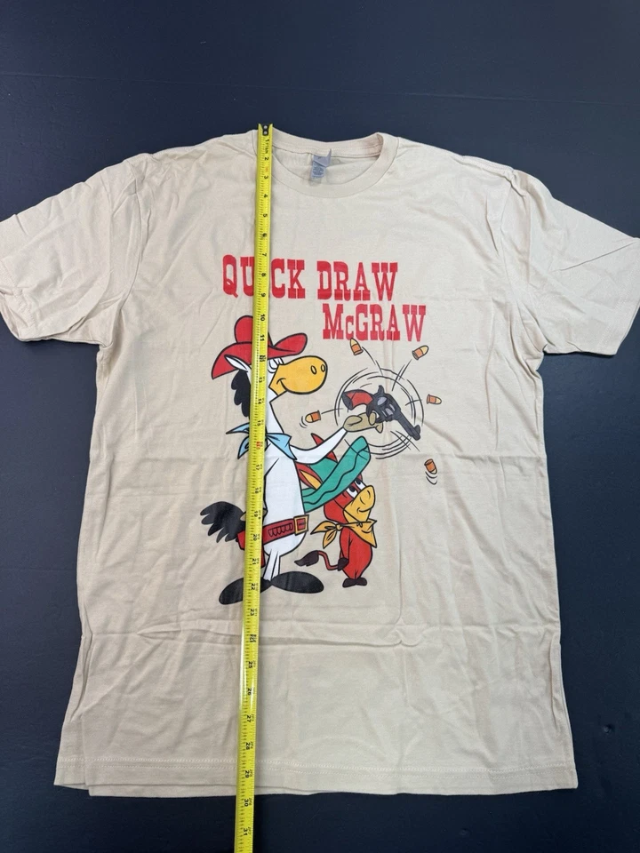 Camiseta Quick Draw McGraw Talla Grande Baba Looey Estampado Gráfico Dibujos Animados NUEVA Foto 2 de 4