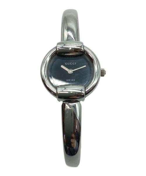 Gucci Bangle Watch Ladies Black Quartz 2cm Diameter Used thumbnail 2