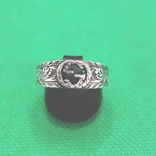 GUCCI Interlocking Silver Ring
