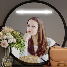 Cordless Rechargeable LED Vanity Mirror Light with Daylight Bulbs for Bathroo...
