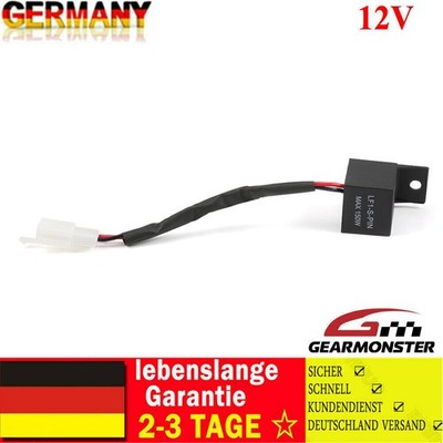 LED Blinkrelais Blinker Relais Blinkgeber 12V 2-polig lastunabhängig Max 150W