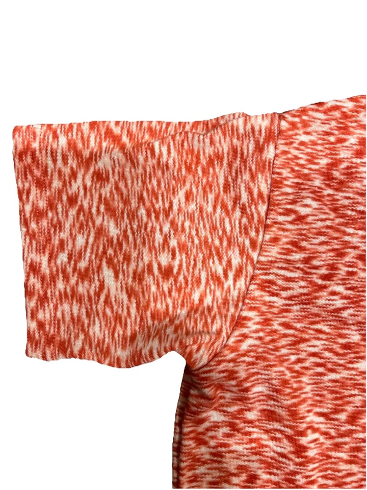 Top túnica LuLaRoe para niñas talla 6 rojo blanco manga corta elástico Foto 3 de 4