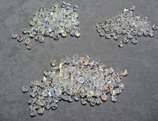 6 mm Bicone Swarovski Crystals 3 Variations: Clear AB, Clear, ClearAB2X