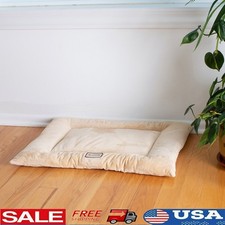 Large Dog Bed Mat Soft Velvet Washable Crate Pad Indoor Pet Sleeping Mat New