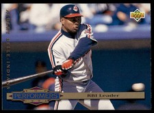 1994 Upper Deck Top Performers Albert Belle Cleveland Indians #314