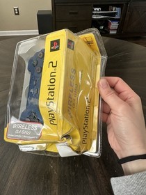 Brand New  Sealed PlayStation 2 PS2 Katana Wireless 2.4 GHZ Controller In Blue