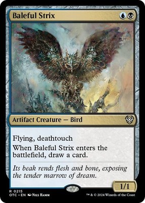 1x Baleful Strix - Commander: Outlaws of Thunder Junction - NM - MTG