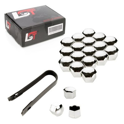 20x Radmuttern Abdeckkappen Radschraubenkappen 17 mm chromfarben für BMW 2er 3er