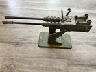 Rare Vintage 1950's Marx US Army Anti-Aircraft Metal Moving Toy Machine Gun