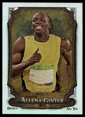 2024 Allen & Ginter Hot Box Foil Usain Bolt Sprinter #208