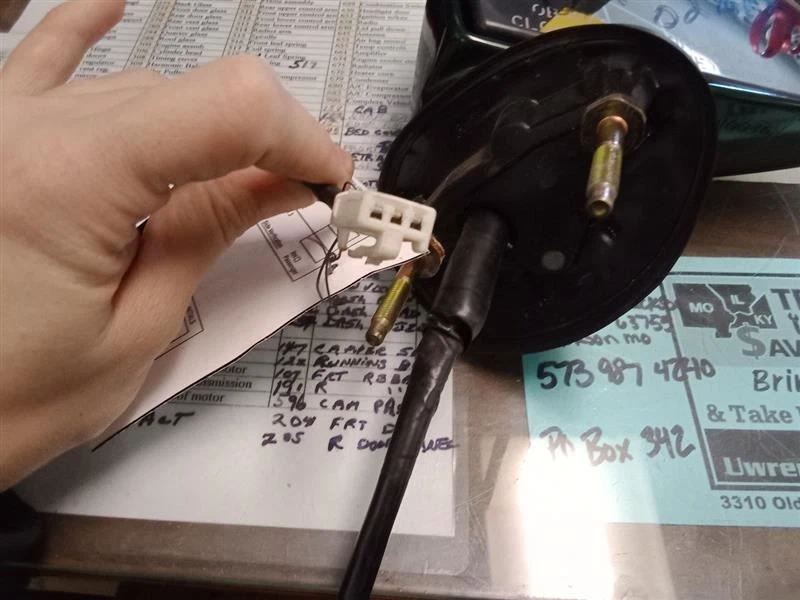 Пассажирское правостороннее зеркало заднего вида с электроприводом подходит для 00-05 MR2 59071 - Изображение 3 из 4