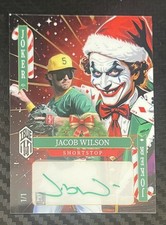 2025 Wild Card Jokers Wild Joker  True 1/1 Auto RC Rookie Jacob Wilson Athletics