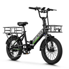 Electric Bike for Adults and Teens 750 W 28MPH Compact Commuter Folding E-bike