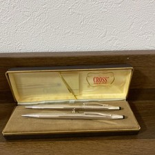 CROSS Ballpoint Pen Sharp Pencil Set Sterling Silver