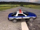 TYCO Batman Gotham Police Car Blu/Wht 440x2 Chassis  — photo 8