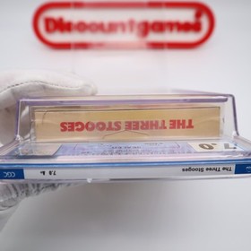 NES Nintendo THE THREE STOOGES - CGC GRADED 7.0 A+ NEW & Factory Sealed +H-Seam!