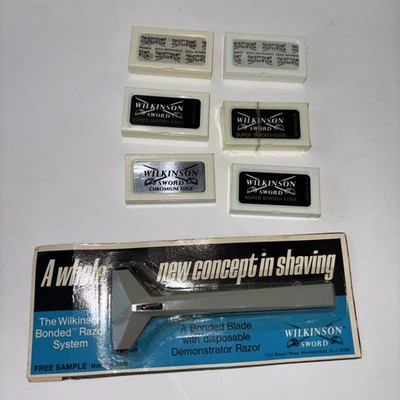 Wilkinson Sword Safety Razor Including Six Packs Of Blades