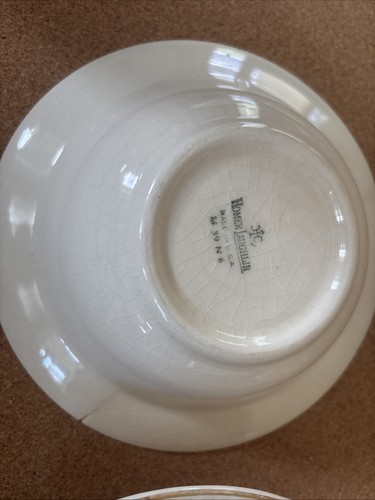 Vntg 1939 Homer Laughlin Majestic Dessert Bowls Set Of 2 - Picture 2 of 8