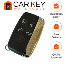GENUINE Range Rover Sport + Evoque + Velar Key Fob Case Shell With CHROME BAR