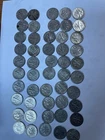 Lot of 50- Coin Lot roosevelt Silver Dimes 90% Silver RARE