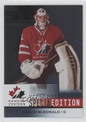 2014 Upper Deck Team Canada Juniors SE Mason McDonald #SE-35 g2u