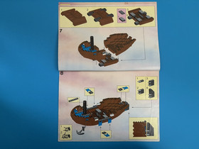 Lego Pirates 6274 Caribbean Clipper Instruction Manual Only Vintage
