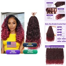 Goddess Box Braids 14 Inch Boho Crochet Braids for Black Women