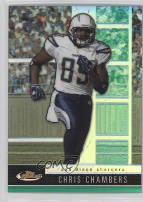 2008 Topps Finest Green Refractor/X-Fractor /299 Chris Chambers #81 0b5