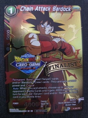Bardock, Chain Attack Bardock Finalist Stamped