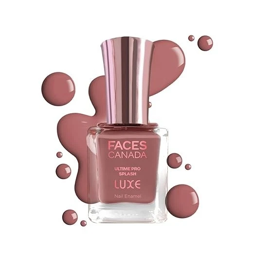 FACES CANADA Ultime Pro Splash Luxe Nail Enamel - Rose Dusk (L43), 12ml | Glossy