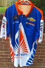 Brennan Pool #44 ARS CONSTRUCTION/Alpha Racing race day pit crew shirt - XL — photo 1