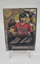 Corbin Carroll 2025 Topps Museum Collection Silver Frame Auto /25 #FMA-CC