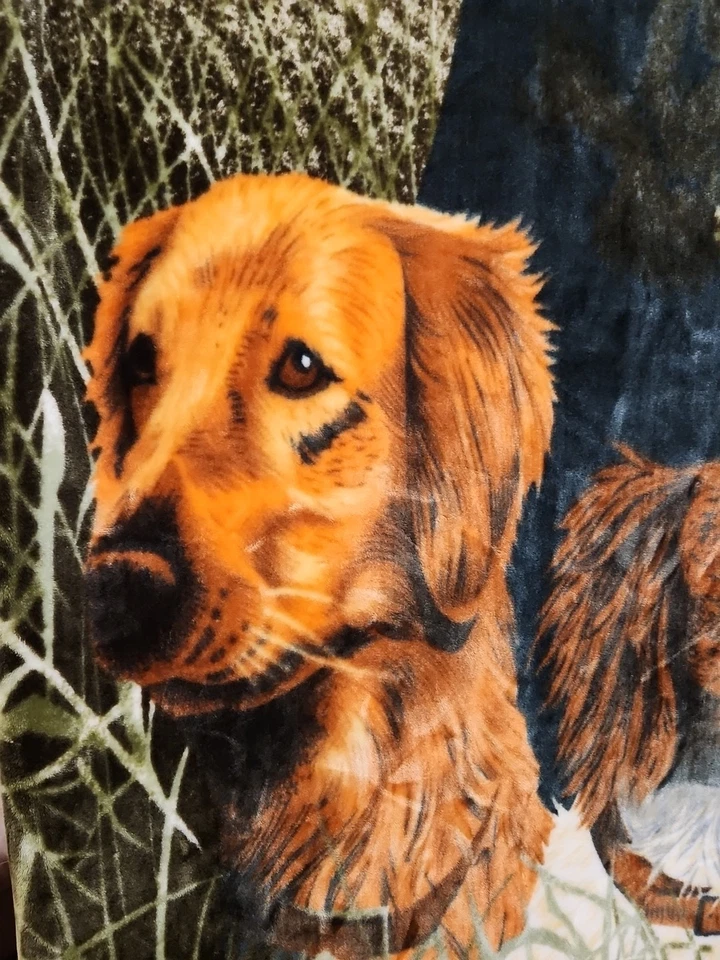 Manta de colección 7 pies X 5 pies Black Lab, Golden Lab, Springer Spaniel... Foto 2 de 4