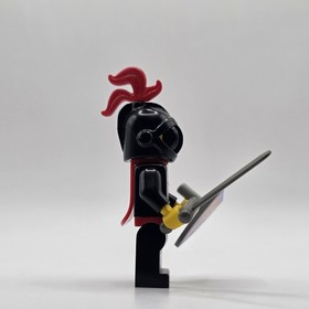 LEGO Black Knight Minifigure 1980s Castle (cas17) Cape, Sword 6085 6073 6060