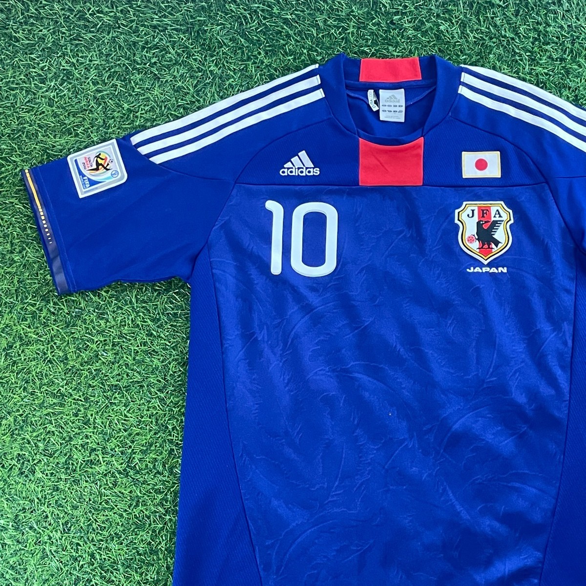 adidas 日本代表 NAKAMURA 10 シャツ Shunsuke Nakamura - Japan 2010 Official Jersey Shirt Kit - JPN 2XL