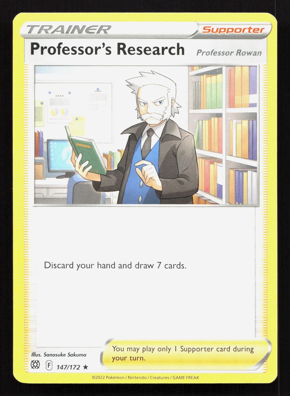 Professor's Research 147/172 Brilliant Stars NM Pokemon Card TCG