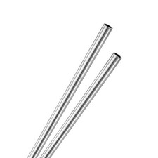 2x 300mm Edelstahlrohr, 0.8x0.2mm, f&uuml;r Bau/Maschinenbau/DIY 0.03"x11.8"