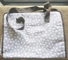 Thirty One Thermal Utility Tote Polka Dot Pattern 17.5"x14"x9"