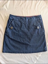 Vinyard Vines Navy Corduroy A-Line Skirt