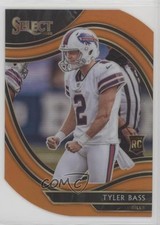 2020 Panini Select Field Level Orange Prizm Die-Cut Tyler Bass #389 yl0