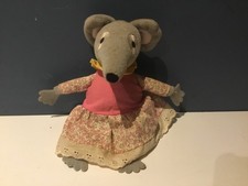 Bagpuss Lizzie Mouse Soft Plush 7” - 2001 Vintage No Sound