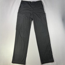 Carhartt Pants Men Medium Black Cargo Force Ripstop Elastic Waist Work C56418