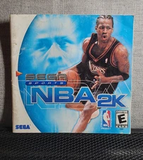 NBA 2K Instruction Booklet - Manual Only - Sega Dreamcast