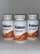 3x Bariatric Fusion Multivitamin Complete Chewable 120ct Orange Cream 01/26
