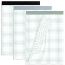 AZUREAL Grid Paper Notebook 8.5 x 11 Inches, 3 Pack graph paper pad, 70Gsm...