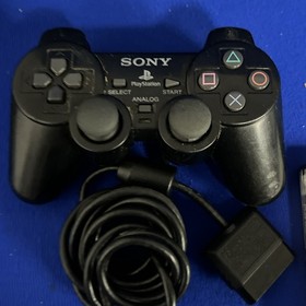 Sony Playstation 2 FAT PS2 Console & Lan Adapter Cables Controller & Game Tested