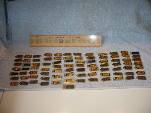 Lot 85 PA Miniatur Nummernschild Etiketten behinderte amerikanische Veteranen
